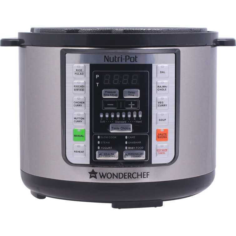 Wonderchef Nutri Pot 6L Electric Pressure Cooker & Reviews Wayfair.co.uk